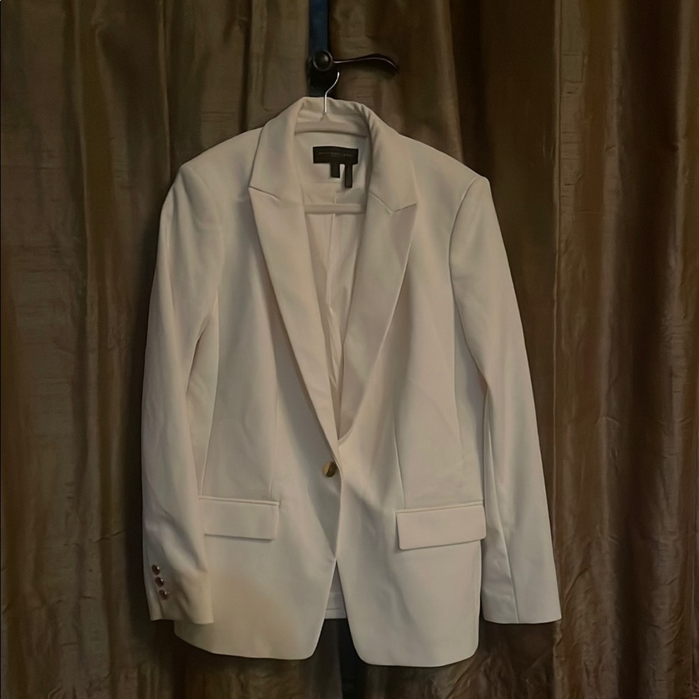 Donna Karan Classic White Blazer